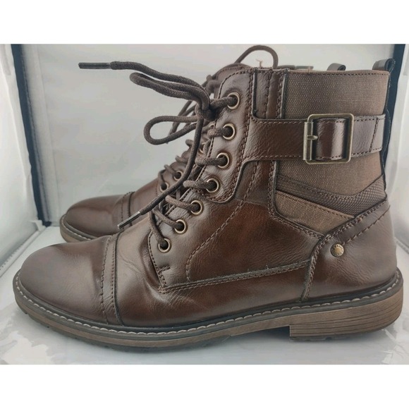 Steve Madden‎ Trempt Boots Dark Brown Size 8 - Picture 1 of 11